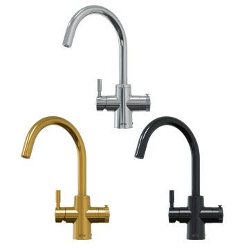 QETTLE Original Round Spout 4-In-1 Boiling Water Tap 7 Litre - Choice of Finish