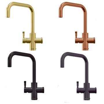 QETTLE Signature Modern Square Spout 4-In-1 Boiling Water Tap 2 Litre - Choice of Finish