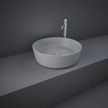 RAK Feeling 420mm Round Countertop Basin - Matt Grey