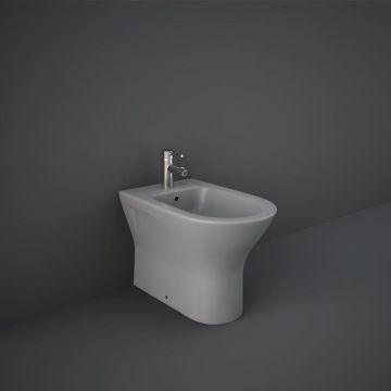 RAK Feeling Back To Wall Rimless Bidet - Matt Grey