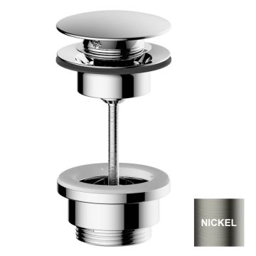 RAK Universal Brass Clicker Basin Waste - Nickel