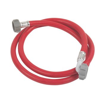 Red Washing Machine Inlet Hose 2.5m Long