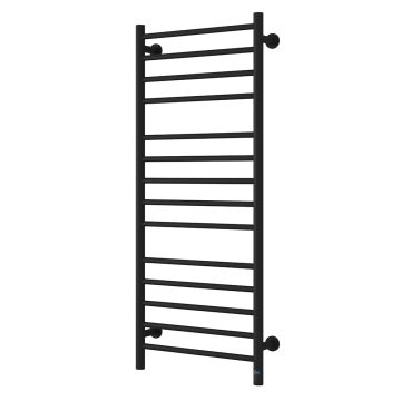 Reina Arnage Electric Towel Radiator 800mm x 500mm - Matt Black