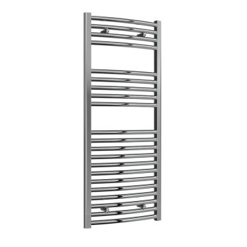 Reina Diva 1000mm x 600mm Curved Towel Radiator - Chrome