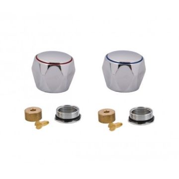 Roma 1/2" Basin / Sink Tap Reviver Kit with Chrome Heads