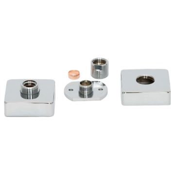 Square Bar Shower Valve Fast Fixing Bracket Kit