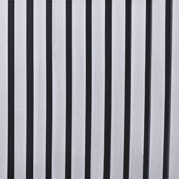 Roma Waterproof 3D Wall Covering 300mm x 12mm x 2.6mtr - Silver Metalic