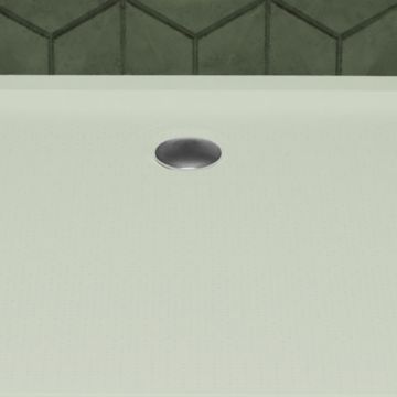 Roman Shower Tray Waste & Cover Cap - Chrome