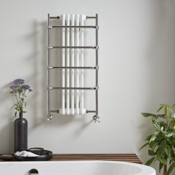 Vogue Sequel V 1000mm x 525mm Chromed Brass Radiator