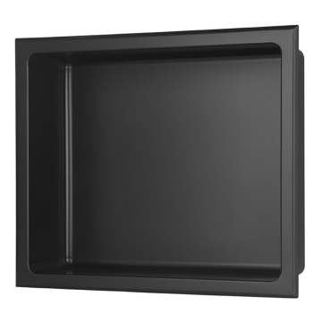 Serene Bathroom Niche 305mm x 360mm - Matt Black
