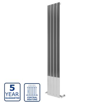 Serene Alfina Vertical Designer Radiator 309mm x 1800mm - Anthracite