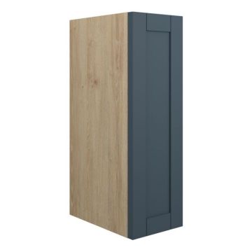 Serene Ashford 200mm 1 Door Full Depth Base Unit - Oak / Matt Arley Blue