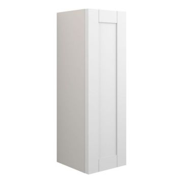 Serene Ashford 200mm 1 Door Slim Depth Base Unit - Grey / Matt White