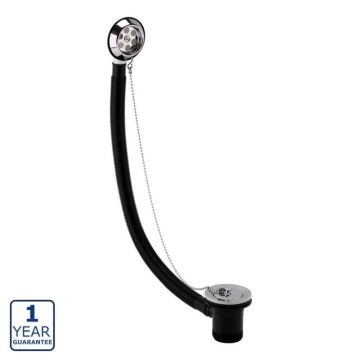 Serene Bath Waste & Tidy Chain Plug - Chrome