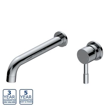 Serene Brienz 220mm Wall Mounted Basin Mixer - Chrome