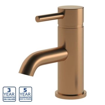 Serene Brienz Mono Basin Mixer with Click Clack Waste - Brushed Bronze