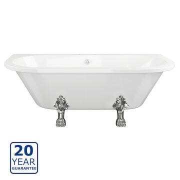 Serene Camilla Back To Wall Freestanding Bath 1700mm x 800mm