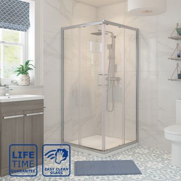 Serene Classic Corner Entry Shower Enclosure 760mm x 760mm