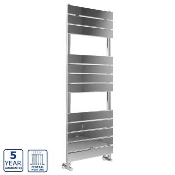 Serene Clover Square Towel Radiator 1200mm x 500mm - Chrome