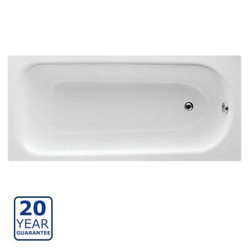 Serene Daisy Steel Single Ended 1500mm x 700mm 2TH Bath & Leg Set