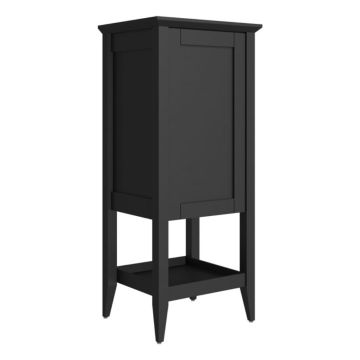 Serene Edessa 1 Door Freestanding Mid Boy Unit 470mm - Matt Anthracite