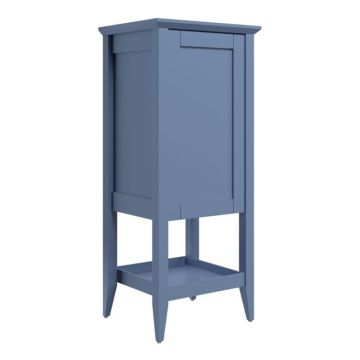 Serene Edessa 1 Door Freestanding Mid Boy Unit 470mm - Matt Misty Blue