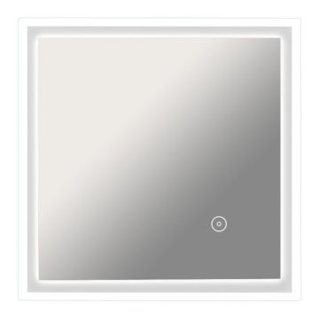Serene Eleni 500mm Square Back Lit LED Mirror