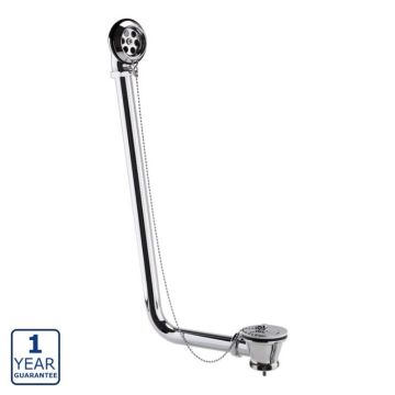 Serene Exposed Bath Plug & Chain Waste - Chrome