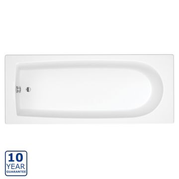 Serene Feng Round Single Ended Bath & Legs 1500mm x 700mm - White