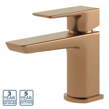 Serene Kenneth Mono Basin Mixer with Click Clack Waste - Brushed Bronze