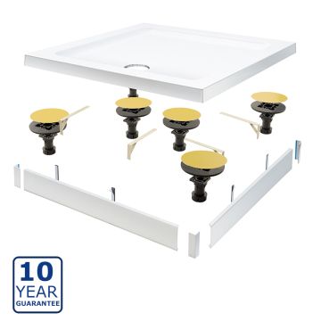 Serene Prism Leg & Panel Pack for Quadrant Trays up to 1200mm