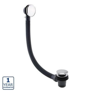 Serene Mushroom Click Clack Bath Waste - Chrome