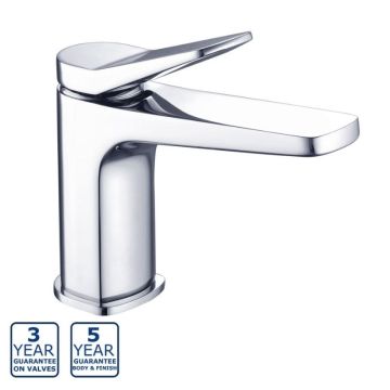 Serene Nanci Mono Basin Mixer with Click Clack Waste - Chrome