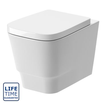 Serene Paphos Wall Hung Toilet & Soft Close Seat