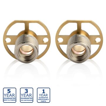 Serene Universal Exposed Shower Valve Fast Fitting Kit - Pair