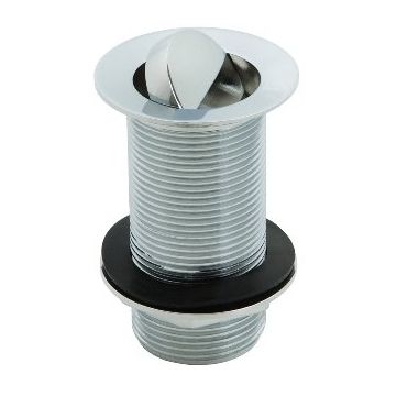 Solid Flip Over Plug Basin Waste 1 1/4" - Chrome