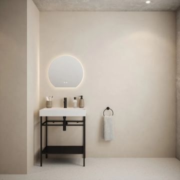 Sycamore Marseille 800mm x 750mm Frameless LED Mirror with Touch Sensor &  Demister