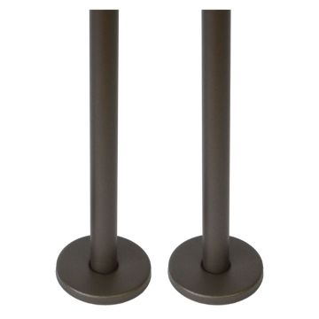 Tissino 15mm Copper Pipes & Shrouds Pair - Arabica