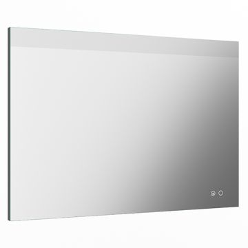 Tissino Leone Strip Lighting LED Mirror with Demister & Double Touch Sensor 1000mm x 700mm 