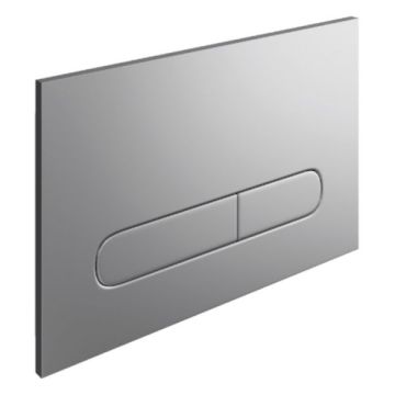 Tissino Rocco2 Curvo Wall Flush Plate - Chrome