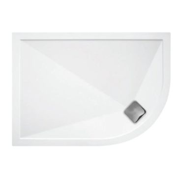 TrayMate TM25 Elementary 1200mm x 800mm Anti Slip Right Hand Offset Quadrant Shower Tray Inc Waste