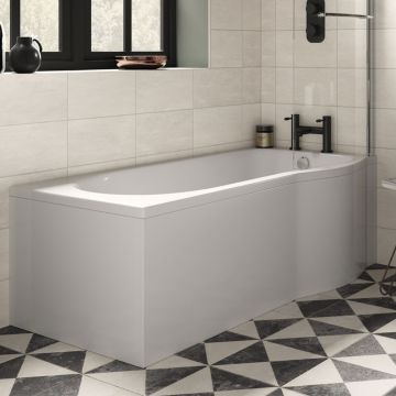 Trojan Concert / Compact 1675mm P Shaped Front Bath Panel