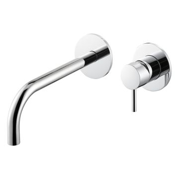 Vema Maira Wall Mounted Basin Mixer - Chrome