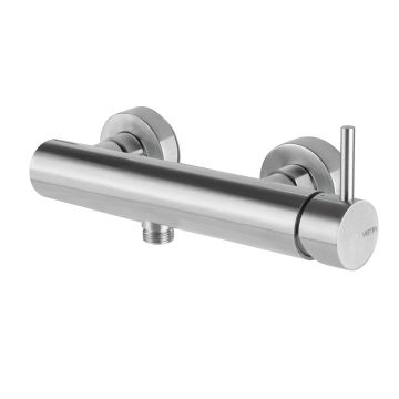 Vema Tiber Single Outlet Bar Shower Mixer - Stainless Steel