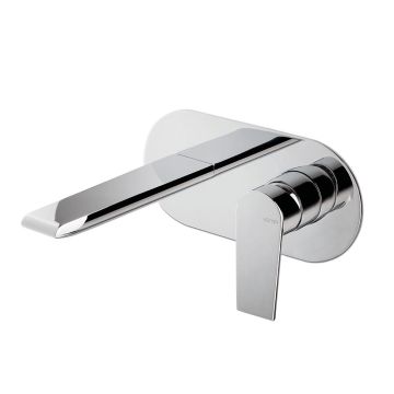 Vema Timea Wall Mounted Basin Mixer - Chrome