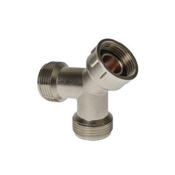 Washing Machine Inlet Hose Y Piece - Brass
