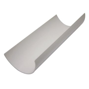 White 112mm Half Round Gutter - 4m Length
