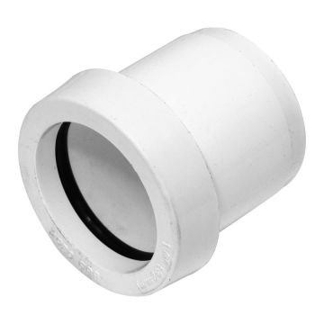 White 40mm x 32mm Pushfit Waste Reducer