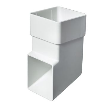 White 68mm Square Rain Water Shoe