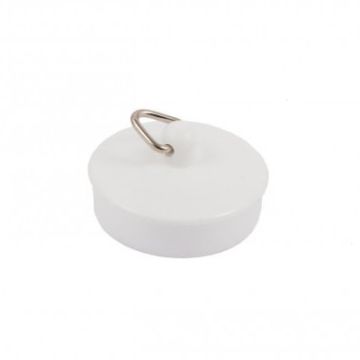 White Plastic Bath / Sink Plug